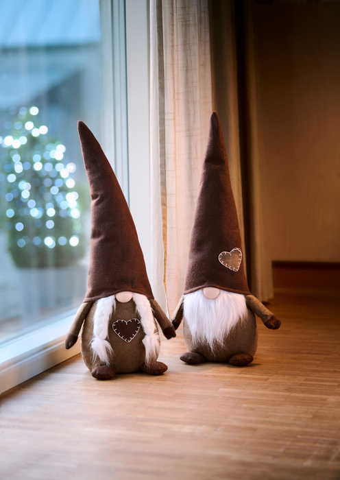 Filtnisse jente brun 60 cm